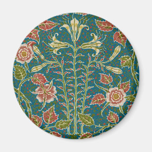 Aimant Walter Crane Vintage Lily et Rose Floral