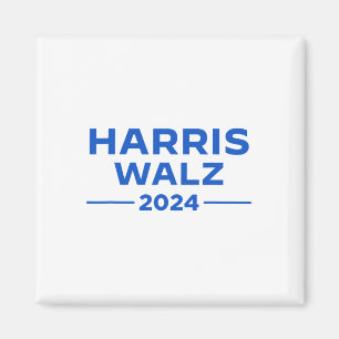 Aimant Walz 2024 Président Drapeau Américain Kamala Harri
