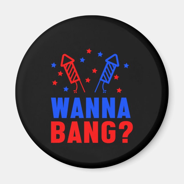 Aimant Wanna Bang Fireworks Pyrotechnicien Pyro Fire Cade (Devant)