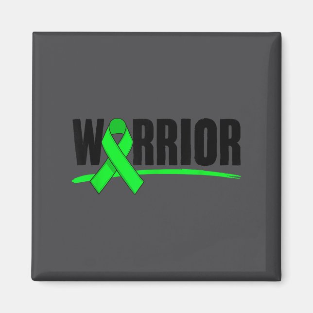 Aimant Warrior Depression Anxiety Mental Health Awareness (Devant)