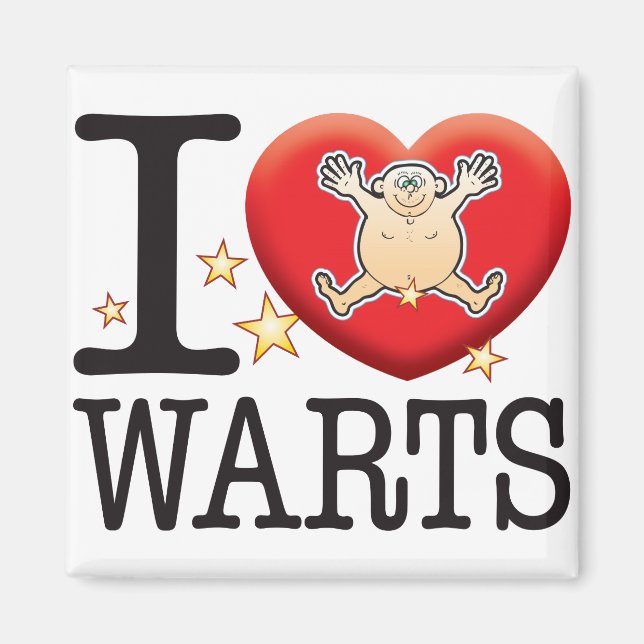 Aimant Warts Love Man (Devant)