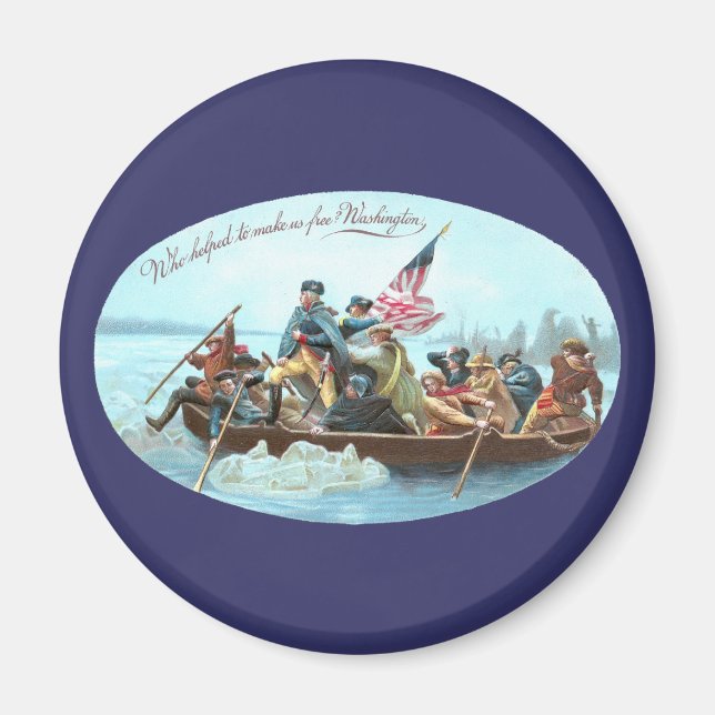 Aimant Washington Crossing the Delaware (Devant)