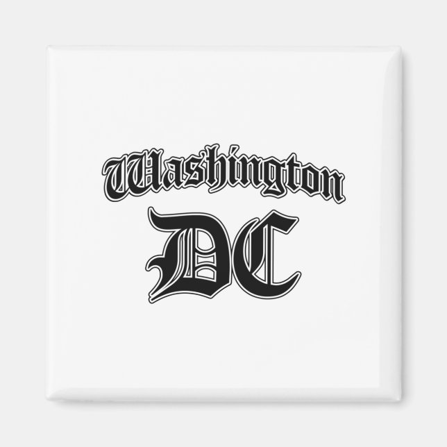 Aimant Washington Dc Souvenir Manches Longues  (Devant)