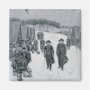 Aimant Washington et Steuben à Valley Forge