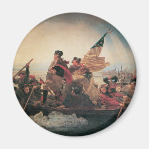Aimant Washington traversant le Delaware par Emanuel Leut