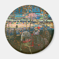 Wassily Kandinsky Le Couple à Cheval Art Russe