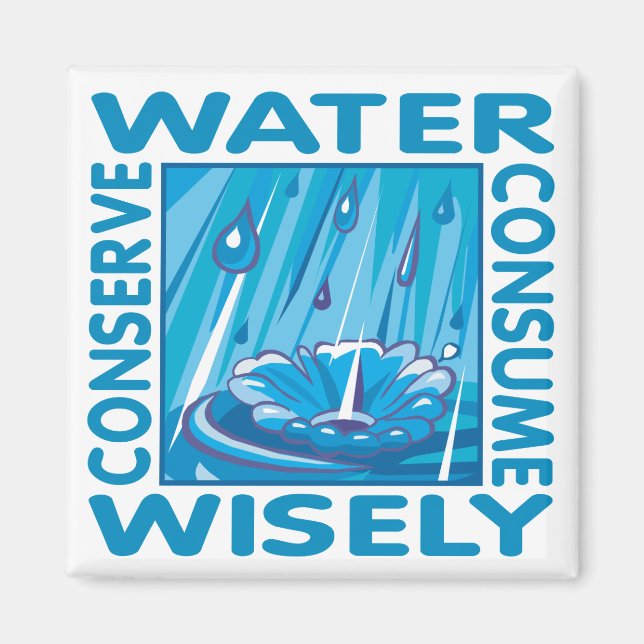 Aimant Water Conservation (Devant)