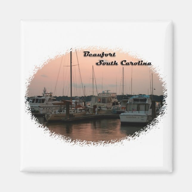 Aimant Waterfront, Beaufort, SC (Devant)