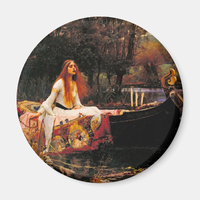 Aimant Waterhouse Lady of Shalott (Devant)