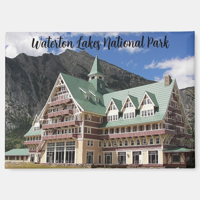 Aimant Waterton Lakes National Park Prince of Wales Hotel (Recto)