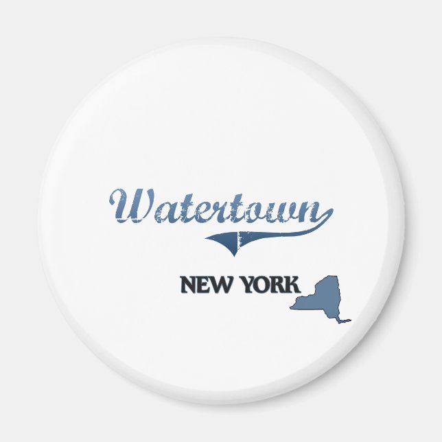 Aimant Watertown New York City Classic (Devant)