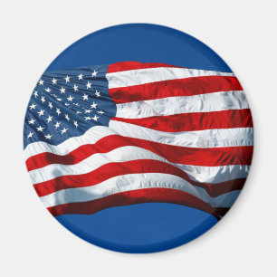 Aimant waving stars and stripes