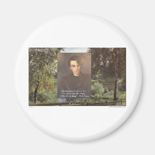 Aimant WB Yeats "Frappe le fer chaud" T-shirts Cadeaux et