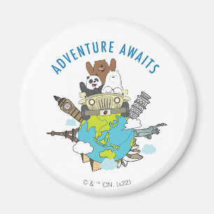 Aimant We Bare Bears - Adventure Await
