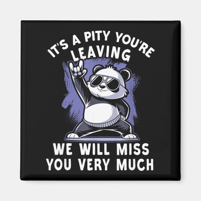 Aimant We`ll Miss You Farewell Coworker, Office Sendoff & (Devant)