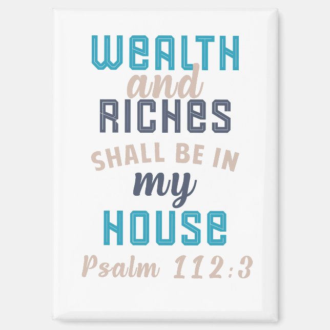 Aimant "Wealth and Riches Shall Be in My House"  (Recto)