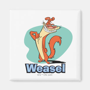 Aimant Weasel Proud Character Graphic