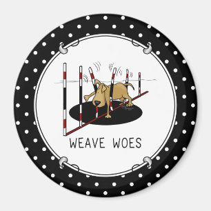 Aimant Weave Woes - agilité amusant coincé chien oops
