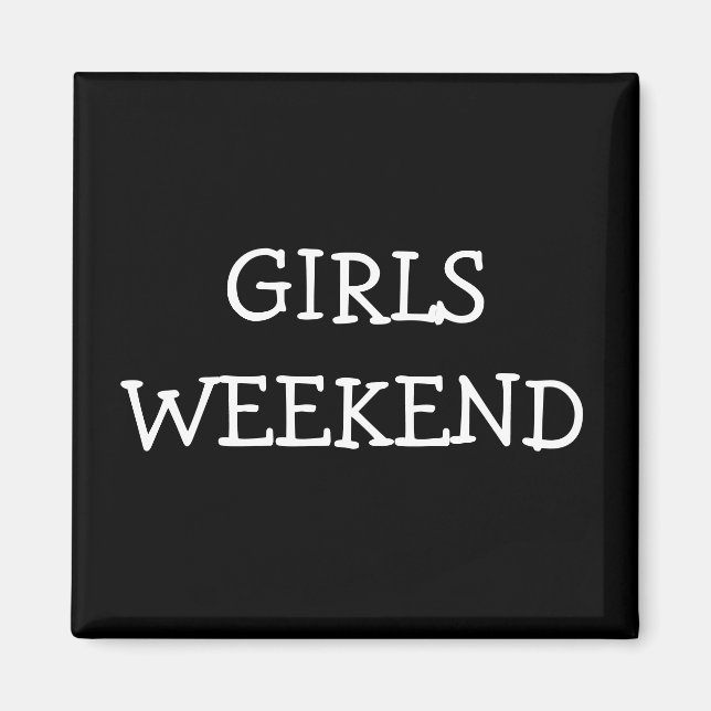 Aimant Week-end entre filles (Devant)