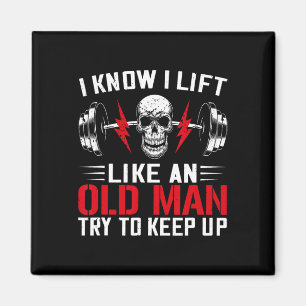 Aimant Weighlifter Amusant Je Sais Que Je Souleve Comme U