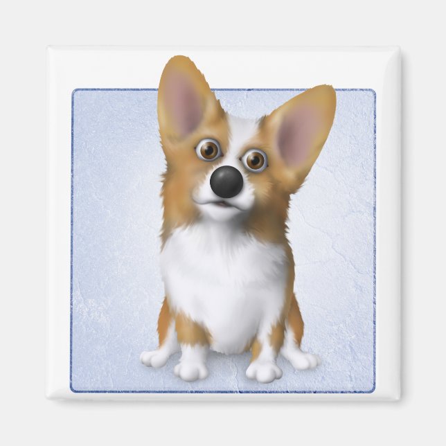 Aimant Welsh Corgi 2 (Devant)