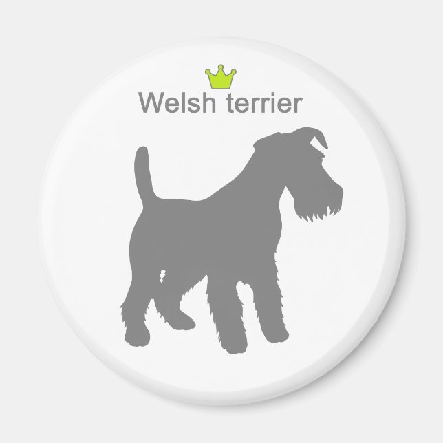 Aimant Welsh terrier g5 (Devant)