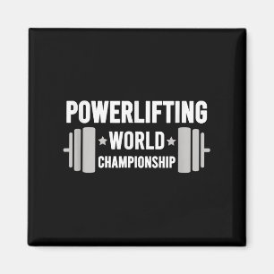 Aimant Werlifter Motivation Gym Werlifting Monde Chamon