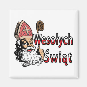 Aimant Wesolych Swiat St. Nicholas