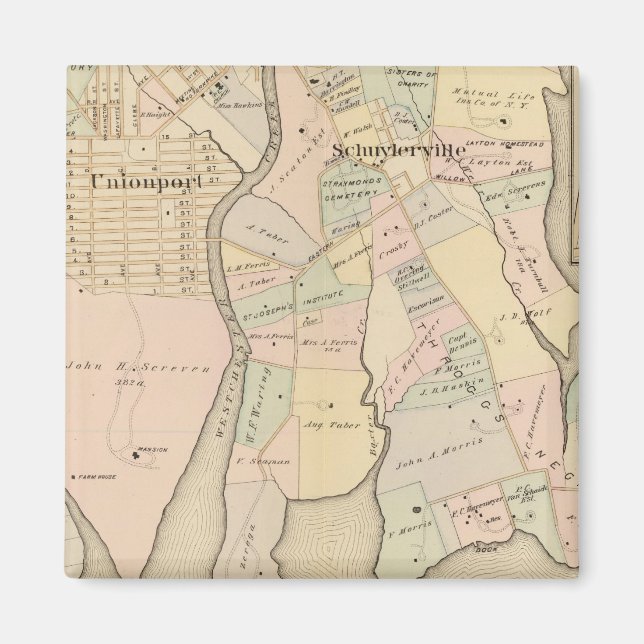 Aimant West Chester, Schuylerville, New York (Devant)