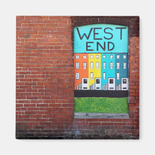Aimant west end city wall art