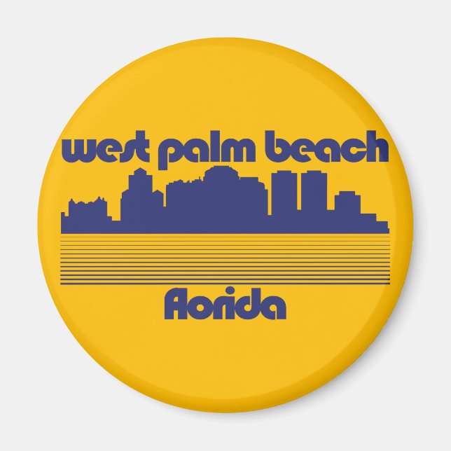 Aimant West Palm Beach Floride (Devant)