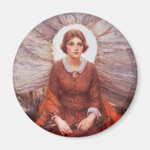 Aimant Western vintage, Madonna de la Prairie par Koerner