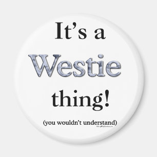 Aimant Westie Thing