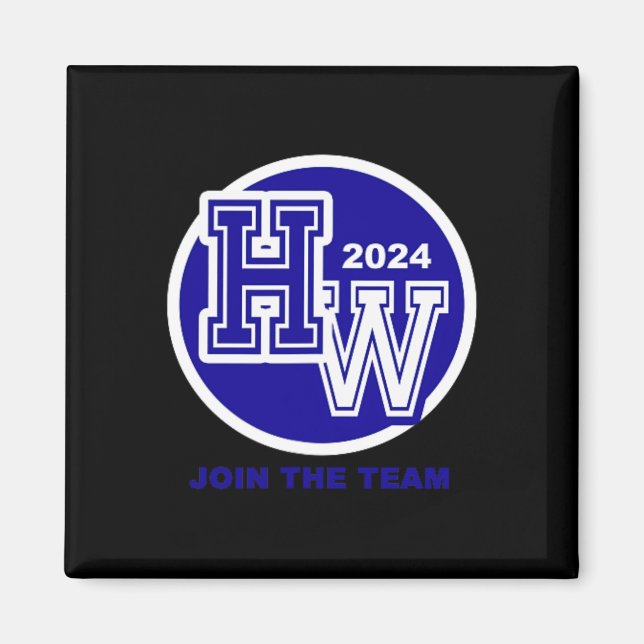 Aimant Wheimer 2024 Rejoignez L'Équipe - Save Our Democra (Devant)