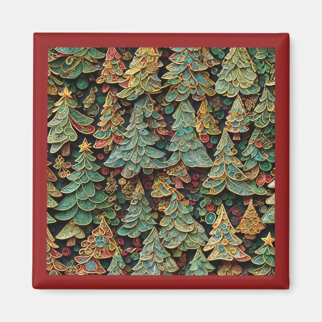 Aimant Whimsey Forêt de Noël (Devant)