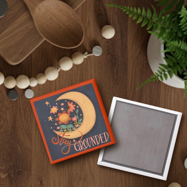 Aimant Whimsical Moon Rester au sol Citation Inspiribilit (Créateur téléchargé)