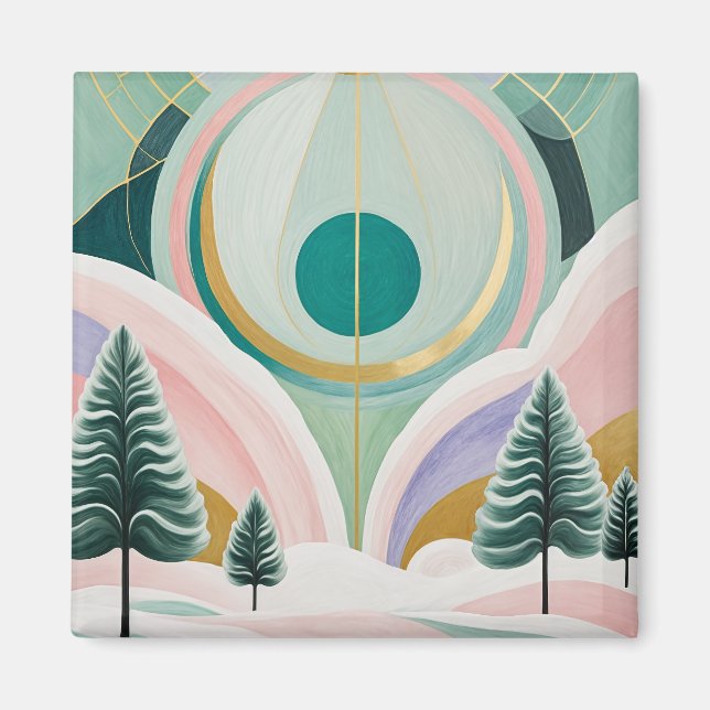 Aimant Whimsical Winter Dreamscape (Devant)