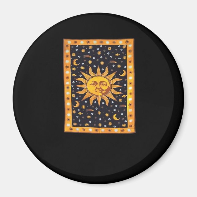 Aimant Whimsigoth 90s Soleil et Lune (Devant)