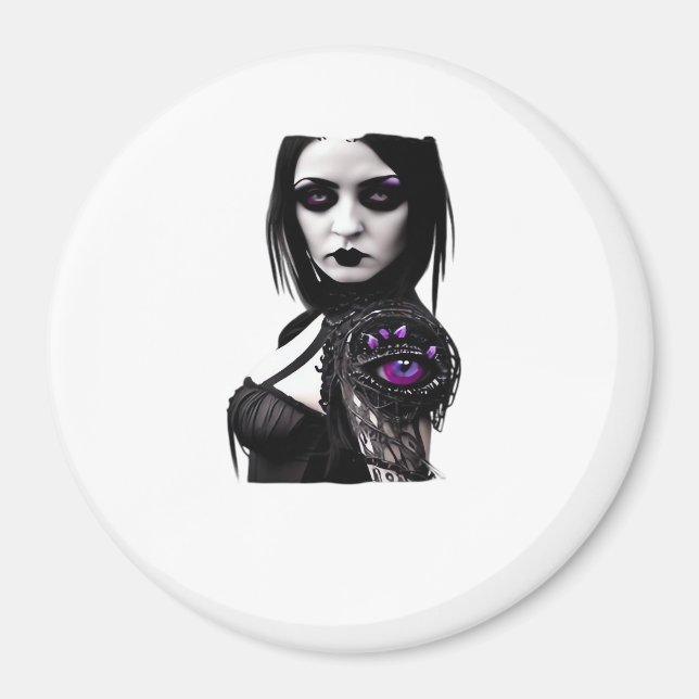Aimant Whimsigoth Classic Design Pour Halloween (Devant)