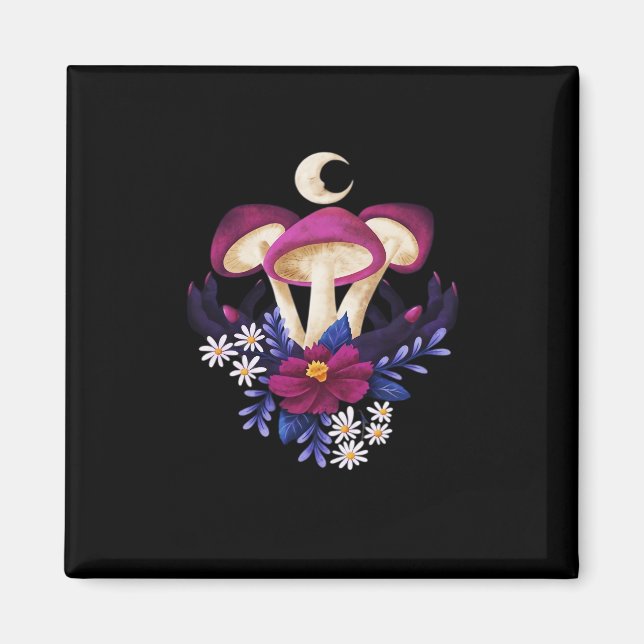 Aimant Whimsigothique Champignons Classique (Devant)