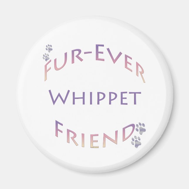 Aimant Whippet Furever Friend (Devant)