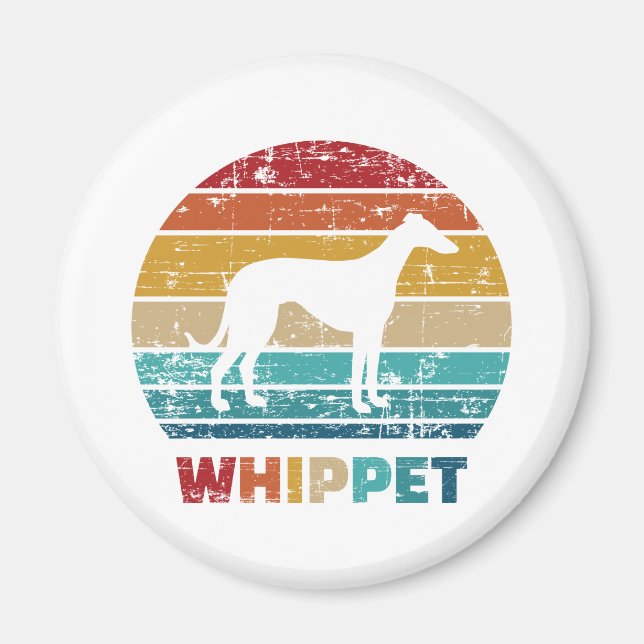 Aimant Whippet vintage (Devant)