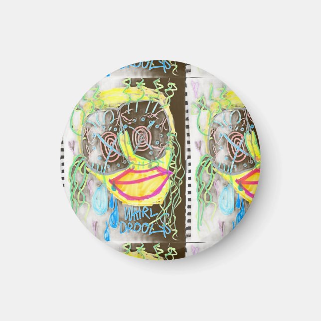 Aimant "WHiRL-DROOL$" par thaddeus & crimson's Adam Moyer (Devant)