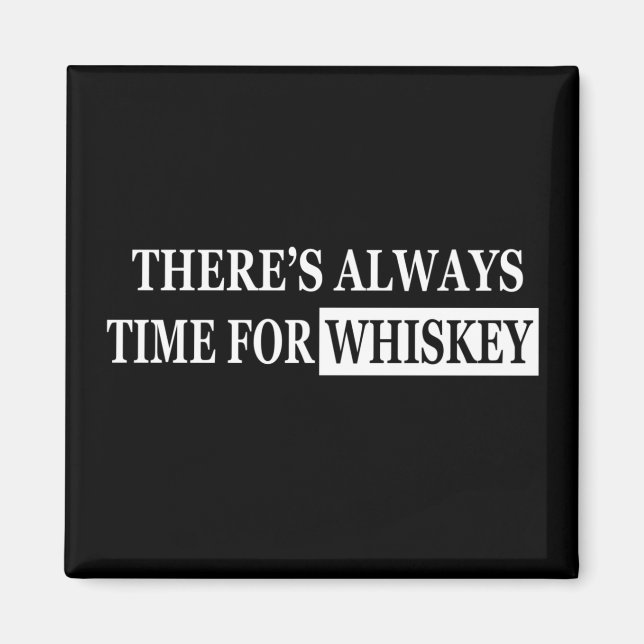 Aimant Whiskey cite d'étranges paroles d'alcool (Devant)