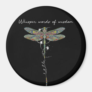 Aimant Whisper Words Of Wisdom Brocade Dragonfly