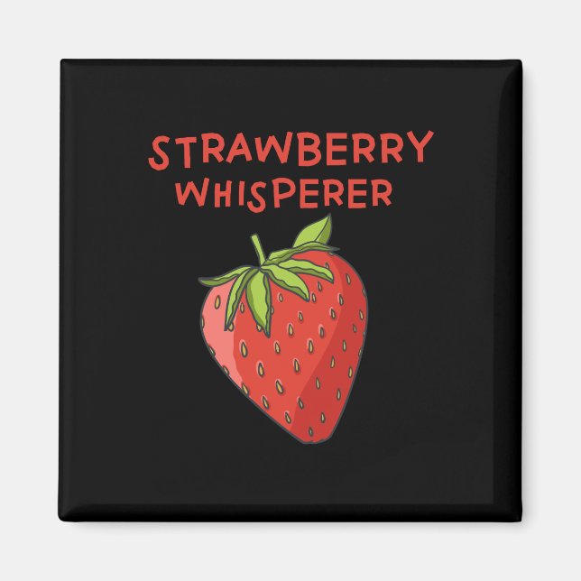 Aimant Whisperer aux fraises (Devant)