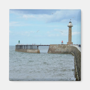 Aimant Whitby dans le North Yorkshire, Angleterre.