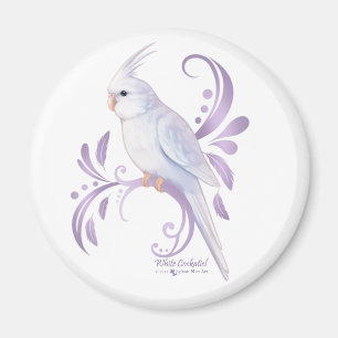 Aimant White Cockatiel