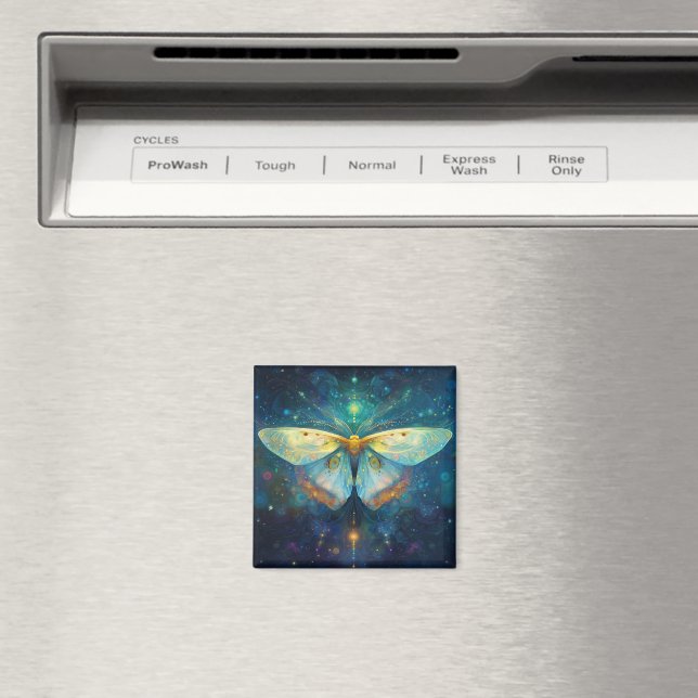 Aimant White Spirit Moth (In Situ (Lave-vaisselle))