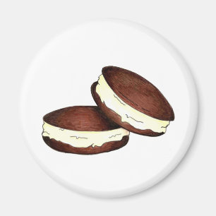 Aimant Whoopie Pies Chocolat Vanilla PA Dutch Food